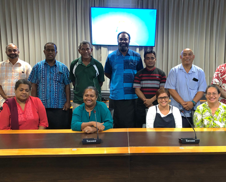 Fiji leaders participating in the leaders training day