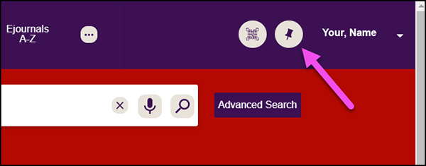 pin icon in context screen shot