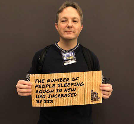 Robert Tonklii CEO Sleepout
