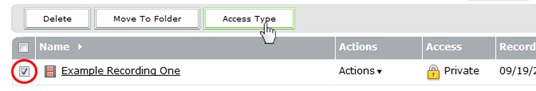 click access type