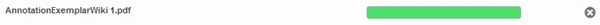 The file upload progress bar