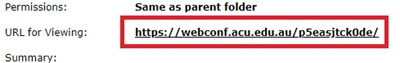 viewing url
